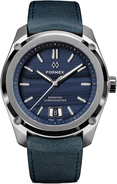 Formex Essence ThirtyNine Chronometer Blue Agate Leather