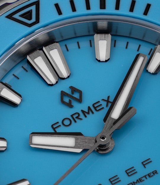 Formex REEF 39.5mm Automatic Chronometer 300m Bahama Blue Rubber