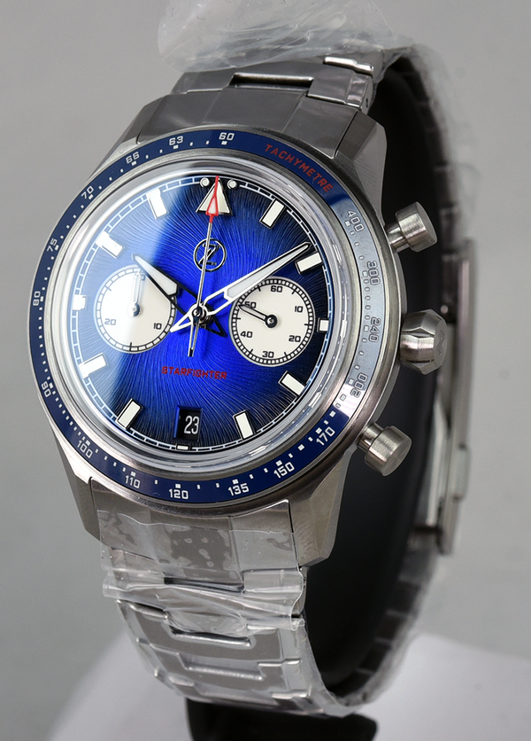 Zelos Starfighter Chronograph Midnight Blue (Pre-owned)