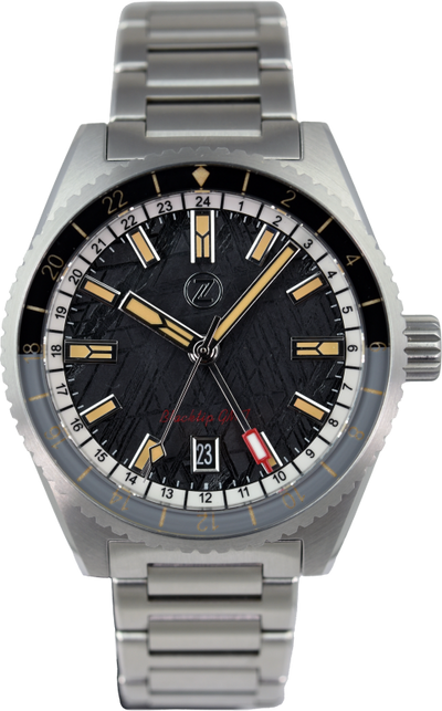 Zelos Blacktip GMT Meteorite (Pre-owned)