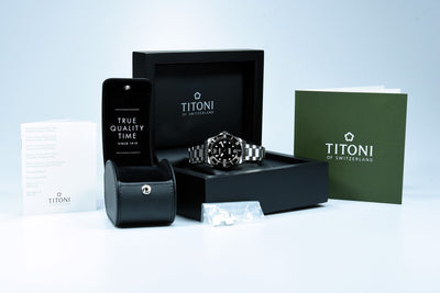 Titoni Seascoper 600 Chronometer 83600 S-BK-256 (Pre-owned)