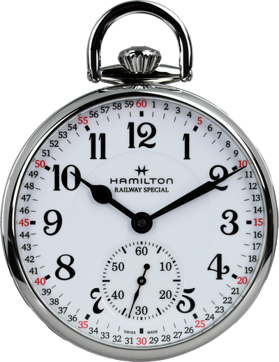 Hamilton American Classic RailRoad Pocket Watch Limited Edition H40819110 (Pre-owned)