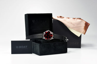 U-Boat Darkmoon 44mm Red Glass SS 8465/A (Pre-owned)