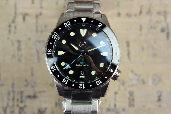 Zelos Mako GMT Mosaic MOP (Pre-owned)