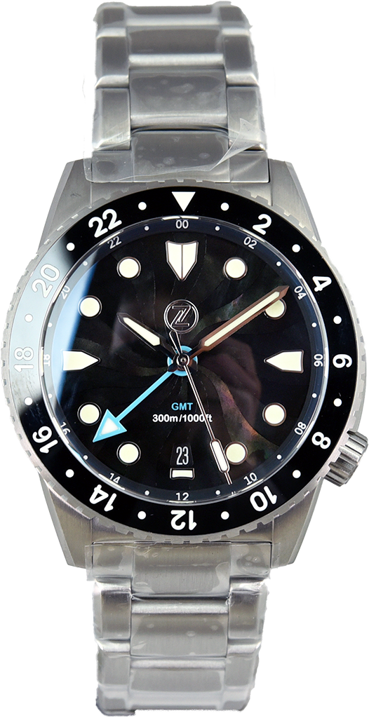 Zelos Mako GMT Mosaic MOP (Pre-owned)