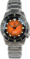 Zelos Mako Diver Hammered Orange (Pre-owned)