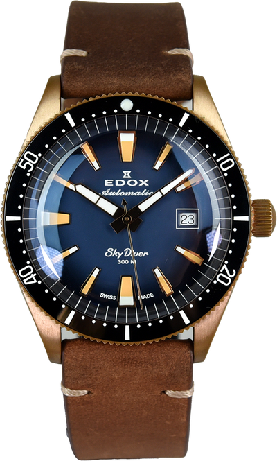 Edox SkyDiver Limited Edition 80126 BRN BUIDR (Pre-owned)