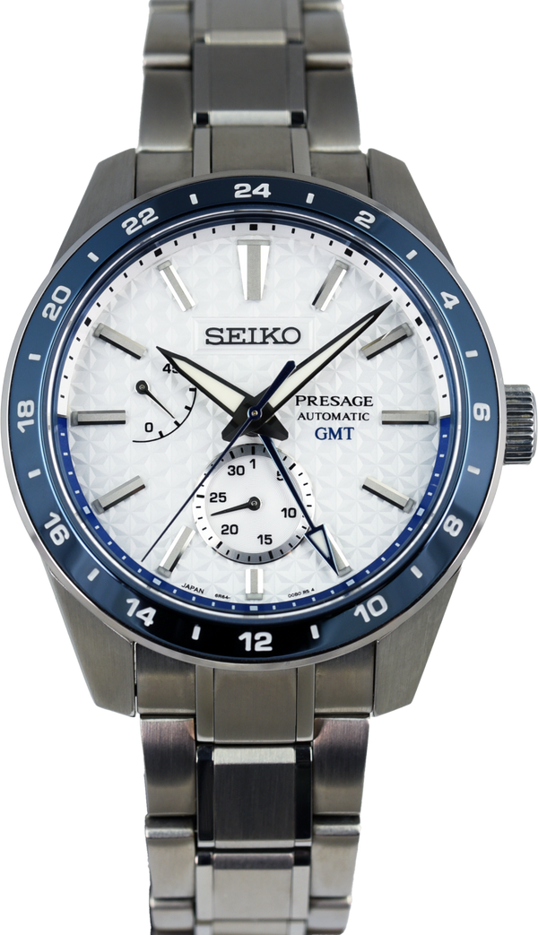 Seiko Presage Sharp Edged GMT 140th Anniversary Limited Edition SPB223J1 (Pre-owned)