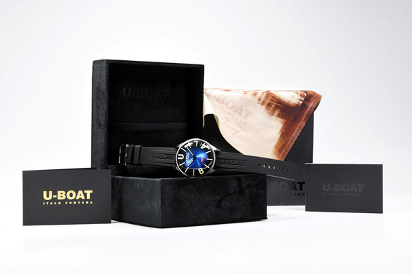 U-Boat Darkmoon 44mm Blue SS 8704/C (Pre-owned)