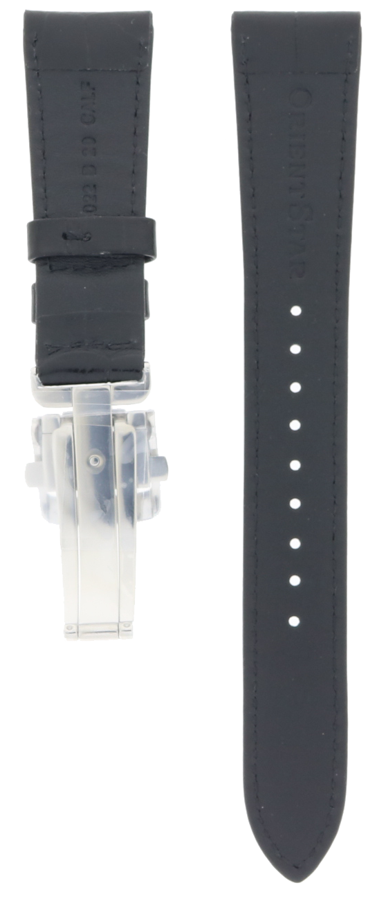 Orient Star Black Leather Strap 20mm UL022012J0