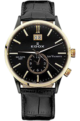 Edox Les Vauberts Big Date GMT 62003 357RN NIR