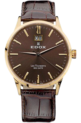 Edox Les Vauberts Big Date 63001 37R BRIR (Nearly new)