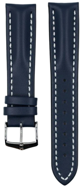 Hirsch Heavy Calf Blue 20mm SeriousWatches.eu