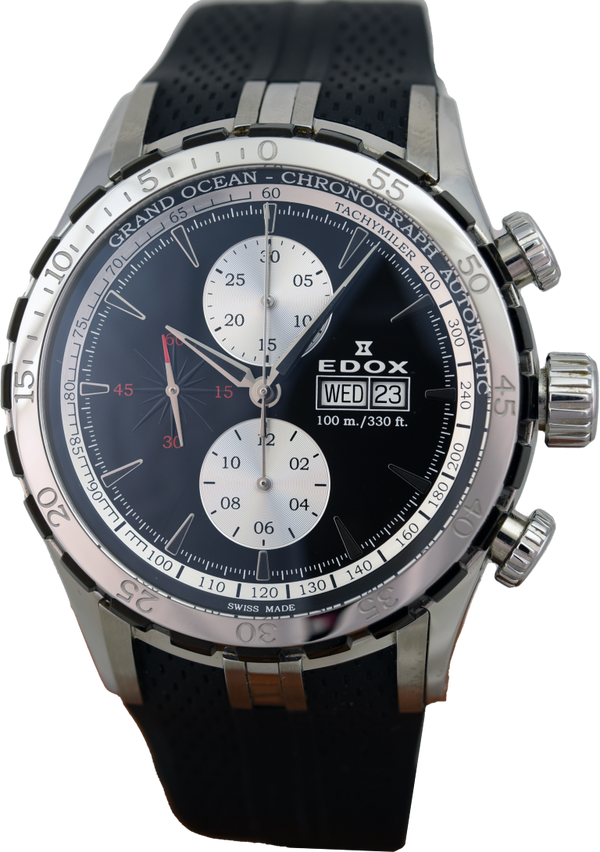 Edox Grand Ocean Chronograph Automatic 01121 357NCA NIN (Pre-owned)