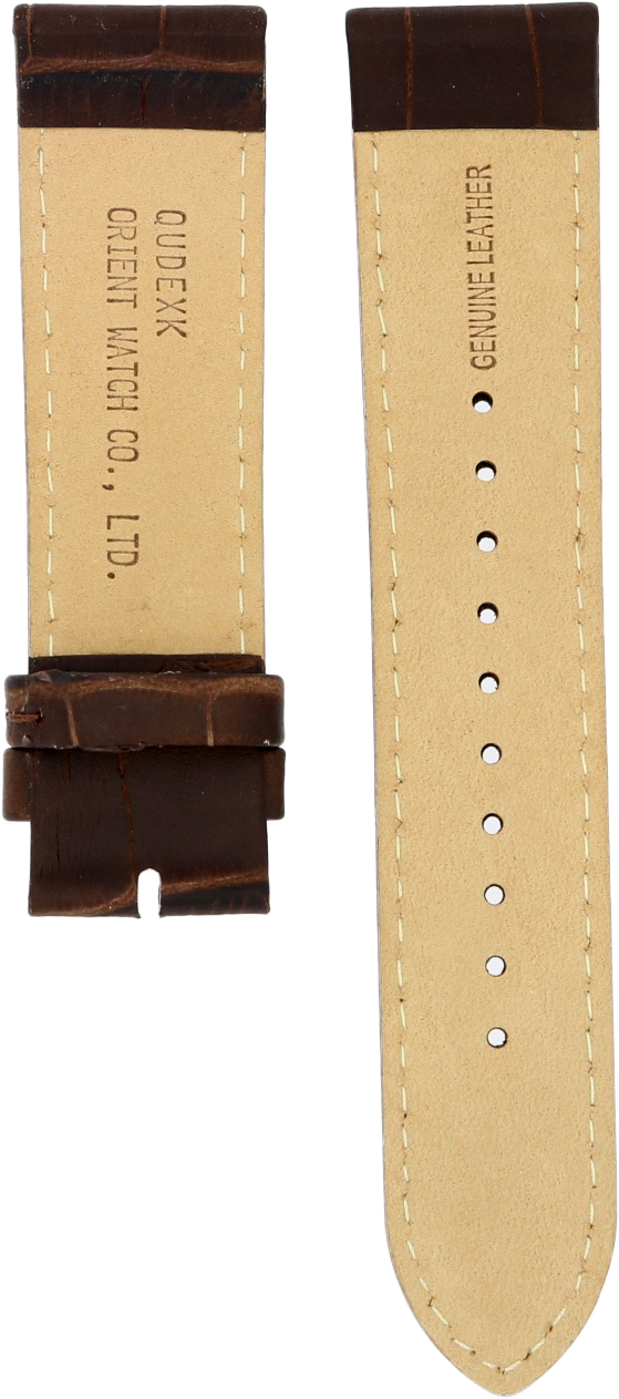 Orient Brown Leather Strap 22mm QUDEXK