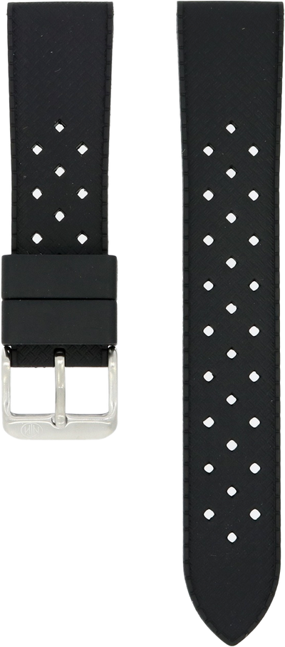 NTH Black Tropic Rubber Strap 20mm