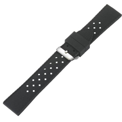 NTH Black Tropic Rubber Strap 20mm