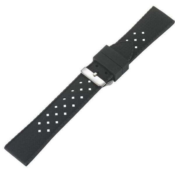 NTH Black Tropic Rubber Strap 20mm