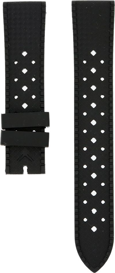 Black rubber strap watch sale