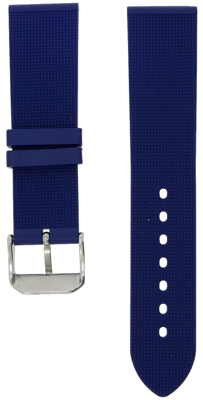 NTH Blue Natural Rubber Strap 22mm