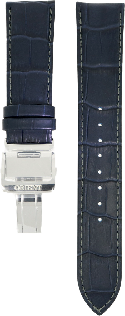 Orient Blue Leather Strap 22mm UDEYDSD