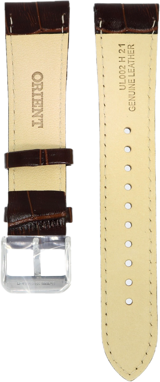 Orient Brown Leather Strap 21mm UL002011J0